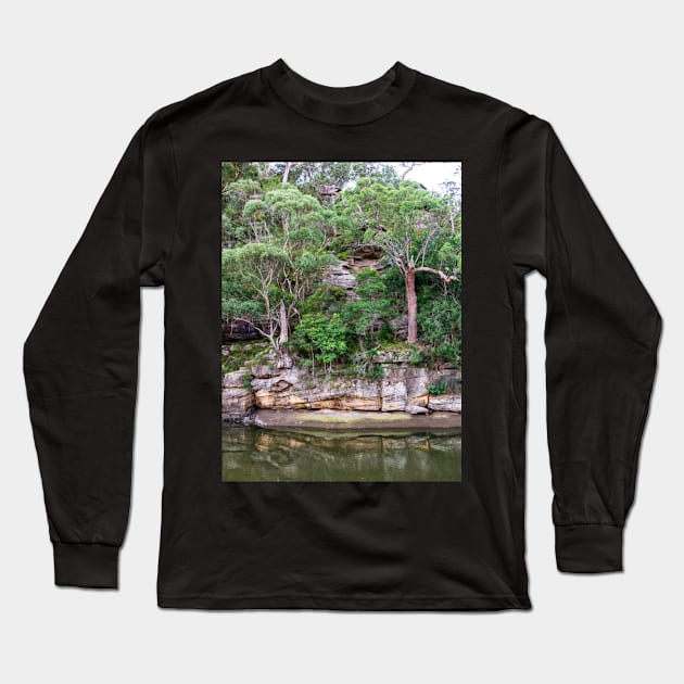 Cowan Creek, Ku-ring-gai Chase National Park, Sydney, NSW, Australia Long Sleeve T-Shirt by Upbeat Traveler